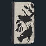 Audubon Silhouette IV Samsung S4 Wallet Case<br><div class="desc">Animals</div>