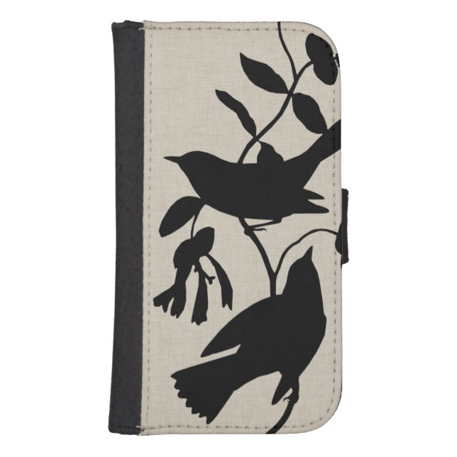 Audubon Silhouette IV Samsung Galaxy Wallet Case (Front)