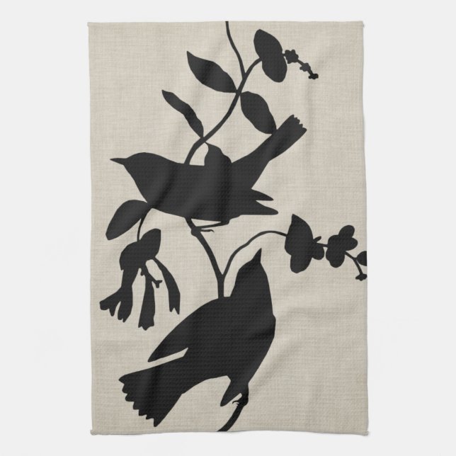 Audubon Silhouette IV Towel (Vertical)