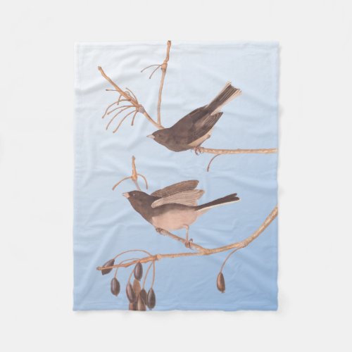 Audubon Snow Bird Fleece Blanket