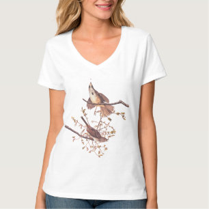 Audubon Song Sparrow with Tiny Spider T-Shirt
