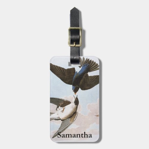 Audubon Tree Swallow Luggage Tag