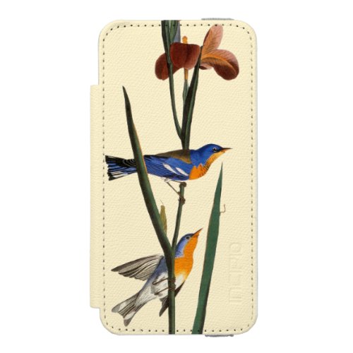 Audubon Warbler Wallet Case For iPhone SE55s