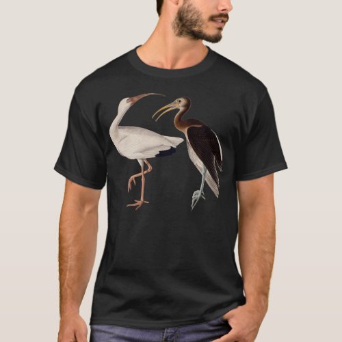 Audubon White Ibis Bird Wildlife T_Shirt