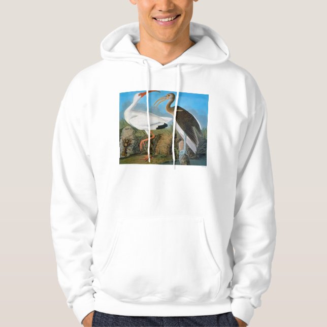 Audubon: White Ibis Hoodie (Front)
