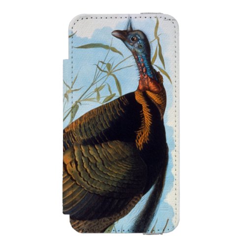 Audubon Wild Turkey Wallet Case For iPhone SE55s