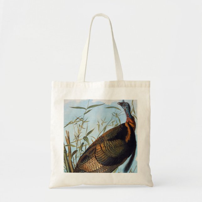 Audubon: Wild Turkey Tote Bag (Front)