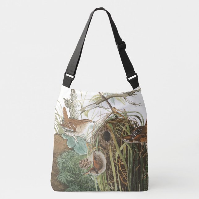 Audubon Wren Birds Wildlife Animal Nest Tote Bag (Front)