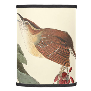 Audubon Wren Birds Wildlife Animals Table Lamp