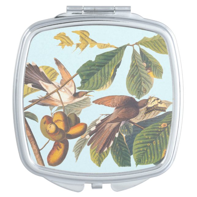 Audubon Yellow Billed Cuckoo Compact Mirror (Front)