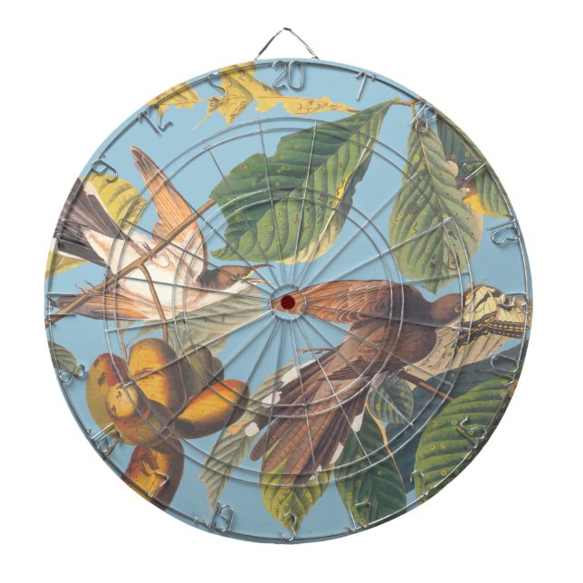 Audubon Yellow Billed Cuckoo Dart Board (Front)