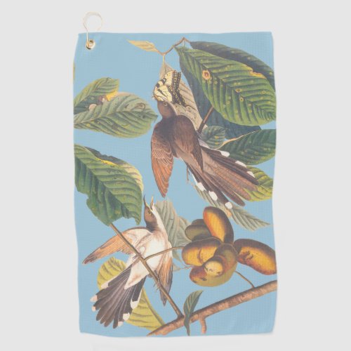 Audubon Yellow Billed Cuckoo Golf Towel