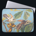 Audubon Yellow Billed Cuckoo Laptop Sleeve<br><div class="desc">This charming reproduction of John James Audubon’s Yellow-Billed Cuckoo captures an "odd couple" of free-spirited birds, each quirky in their own way yet perfectly matched as they chase their dreams together. Depicting a pair of yellow-billed cuckoos "chasing butterflies" through a tropical fruit tree, this artwork celebrates the beauty of two...</div>