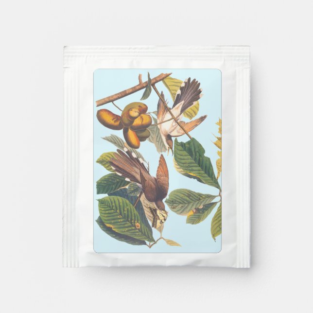 Audubon Yellow Billed Cuckoo Tea Bag Drink Mix (Front)
