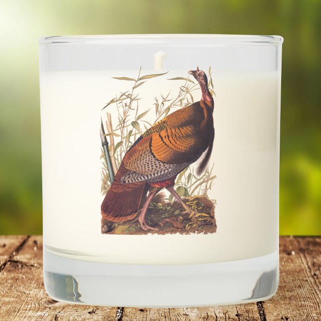 Audubon's Birds of America Wild Turkey Autumn Bird Scented Candle (Creator Uploaded)