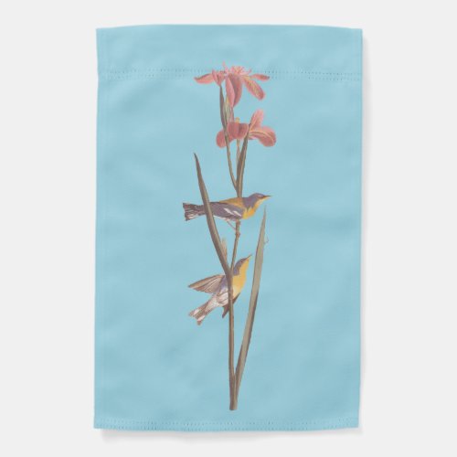 Audubons Blue Yellowback Warbler Song Birds Garden Flag