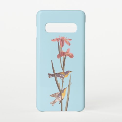 Audubons Blue Yellowback Warbler Song Birds Samsung Galaxy S10 Case