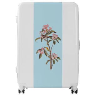 Audubon's Cuvier's Kinglet Bird on Pink Calico Luggage