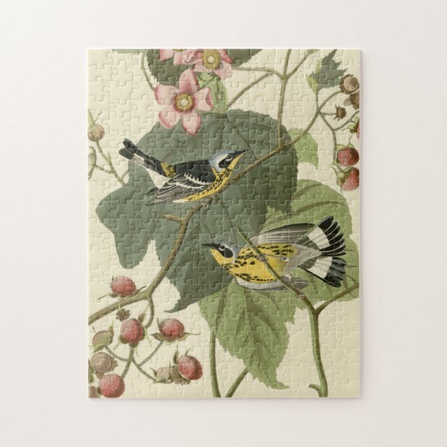 Audubon's Magnolia Warbler Jigsaw Puzzle (Vertical)