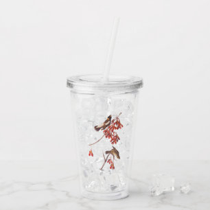 Audubon's Rice Bunting Birds or Bobolink Birds Acrylic Tumbler
