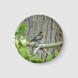 Audubon's Warbler Nature Photography Magnet