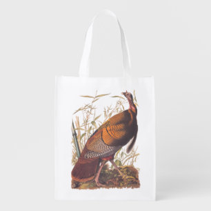 Audubon's Wild Turkey Game Fowl in the Autumn Grocery Bag
