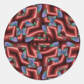 Auganyred Classic Round Sticker