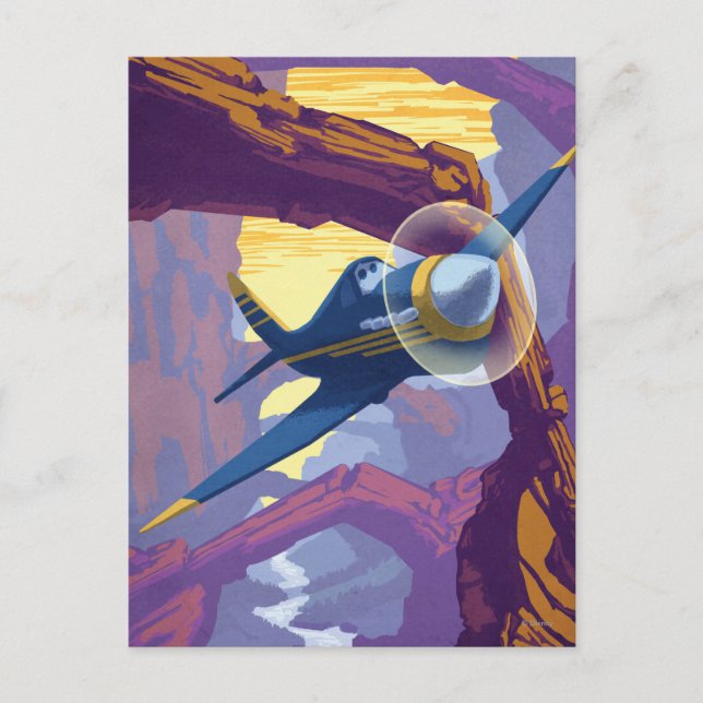 Augerin Canyon Illustration Postcard (Front)