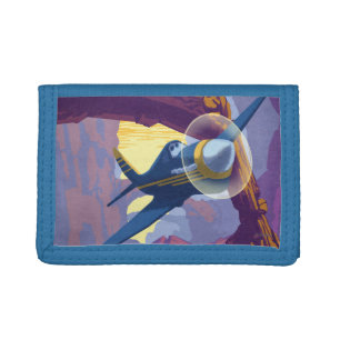 Augerin Canyon Illustration Tri-fold Wallet