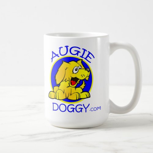 Augie Doggy Cartoon Logo Mug