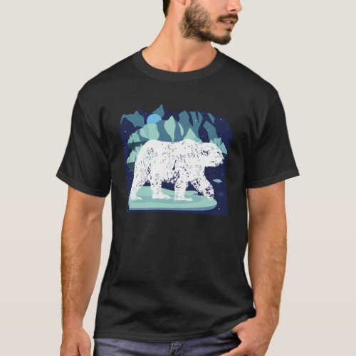 Augmented Reality Polar Bear by Octagon Studio Wea T_Shirt