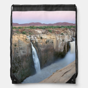 Augrabies Falls On Orange River, Augrabies Falls Drawstring Bag