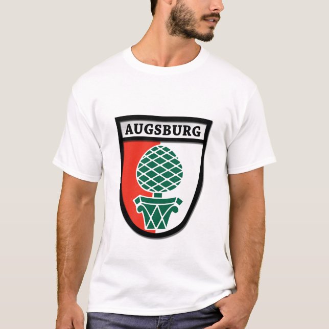 Augsburg Coat of Arms (Wappen) Men's T-Shirt  0010 (Front)