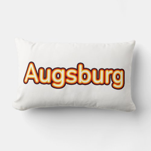 Augsburg Deutschland Germany Lumbar Pillow