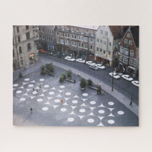 Augsburg Germany Aerial 1971 Jigsaw Puzzle