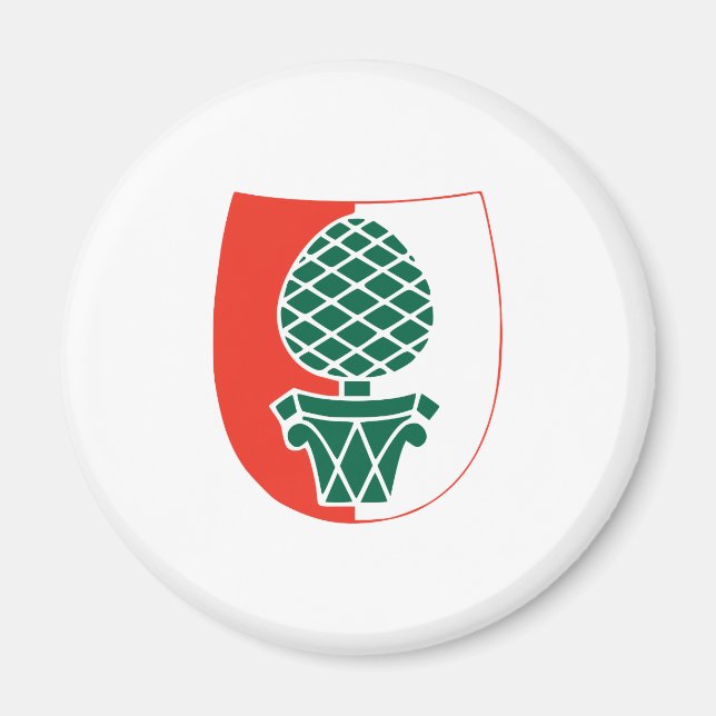 Augsburg Official Coat of Arms Germany Heraldry Magnet (Front)