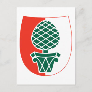 Augsburg Official Coat of Arms Germany Heraldry Postcard