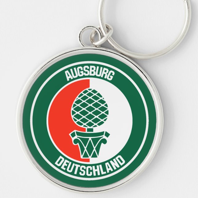 Augsburg Round Emblem Keychain (Front)