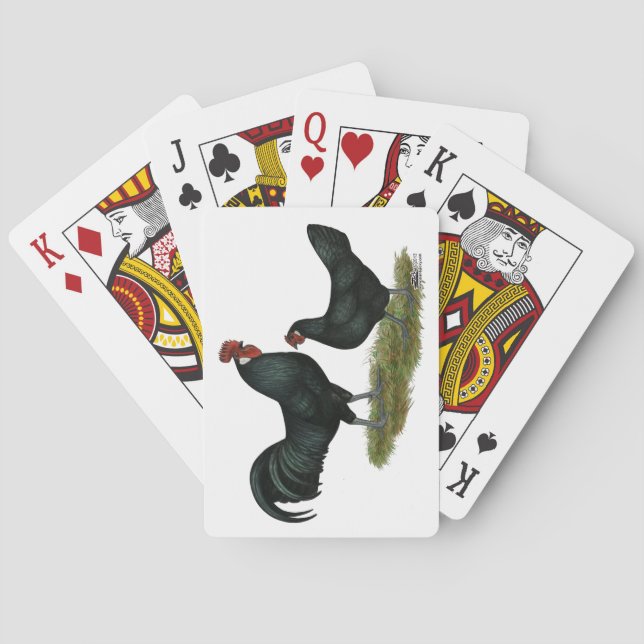 Augsburger Chickens Poker Cards (Back)