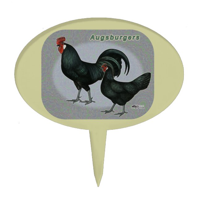 Augsburger Fowl Cake Topper (Front)