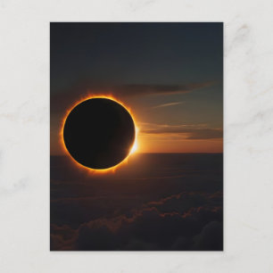 August 12 2026 total solar eclipse greenland  holiday postcard