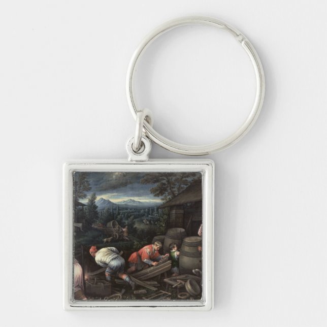 August, 1595-1600 keychain (Front)