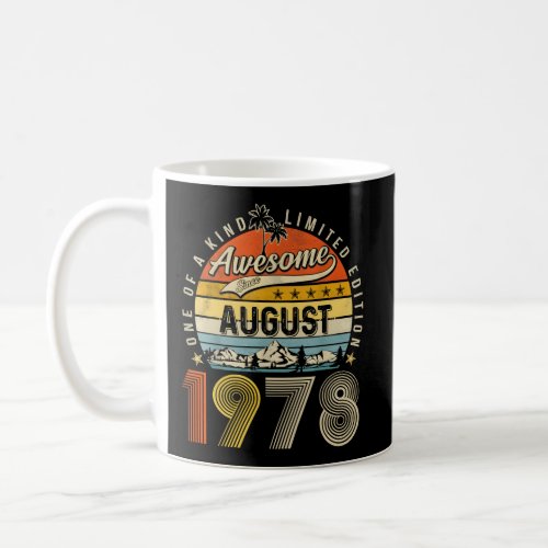 August 1978 45Th 45 Coffee Mug