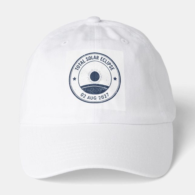 August 2 2027 Solar Eclipse Hat (Front)