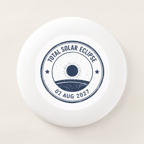 August 2 2027 Solar Eclipse Wham-O Frisbee