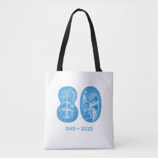 August 5 NYC event 2025 Tote (white/black) Bag