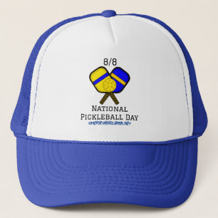 August 8th is National Pickleball Day   Trucker Hat