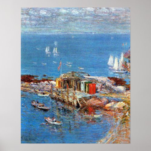 August Afternoon Appledore by Childe Hassam Poster