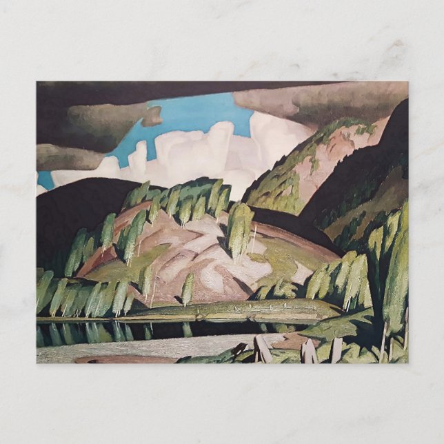 August Algonquin Park Painting by A J Casson Postcard (Front)