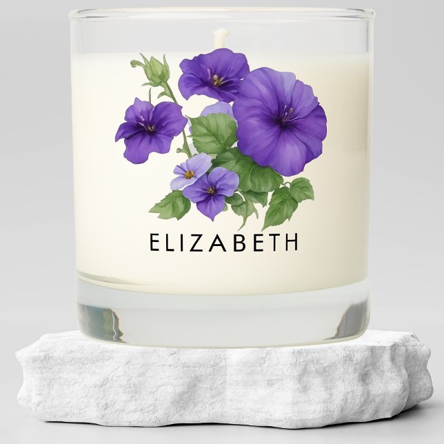 August Birth Month Flower Customized Gift for Her Scented Candle (Creator Uploaded)